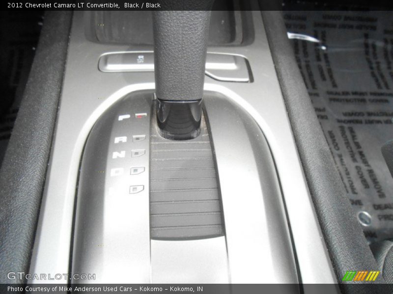 Black / Black 2012 Chevrolet Camaro LT Convertible