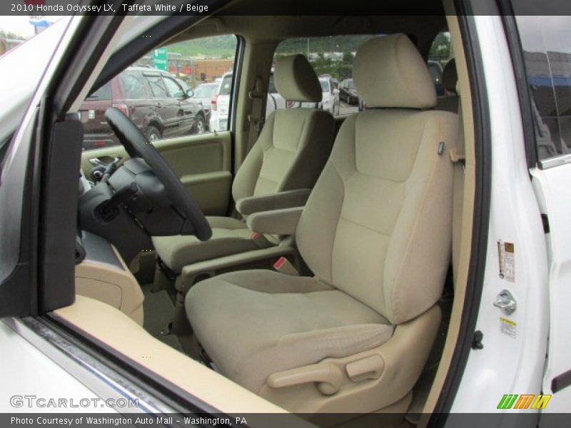 Taffeta White / Beige 2010 Honda Odyssey LX