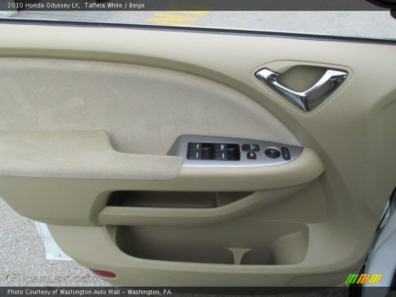 Taffeta White / Beige 2010 Honda Odyssey LX