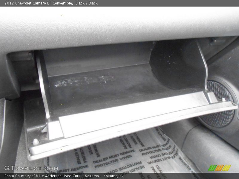 Black / Black 2012 Chevrolet Camaro LT Convertible