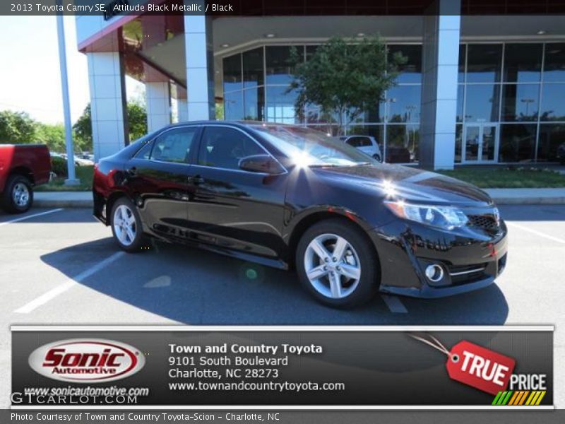 Attitude Black Metallic / Black 2013 Toyota Camry SE