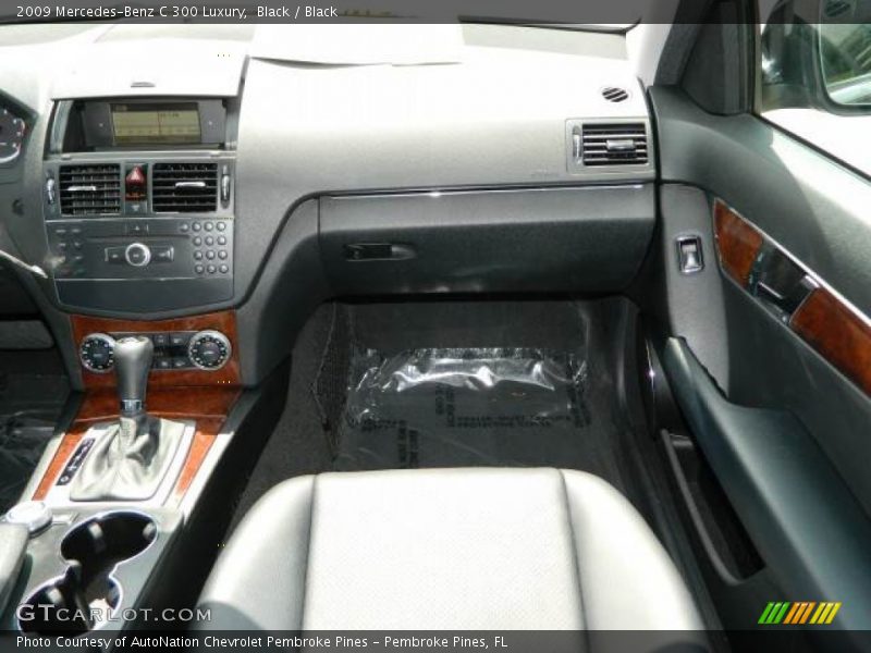 Black / Black 2009 Mercedes-Benz C 300 Luxury