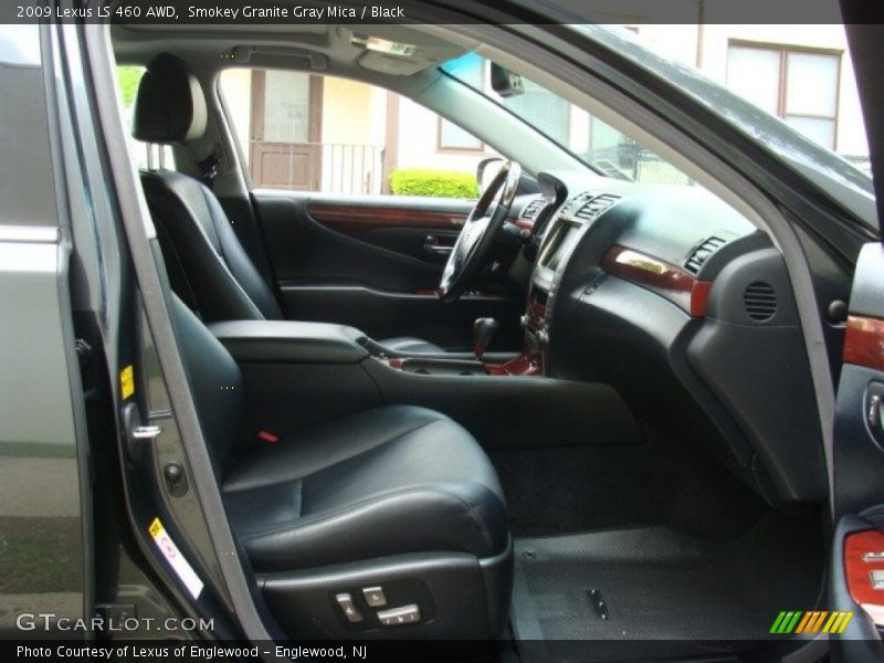 Smokey Granite Gray Mica / Black 2009 Lexus LS 460 AWD