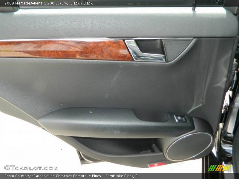 Black / Black 2009 Mercedes-Benz C 300 Luxury