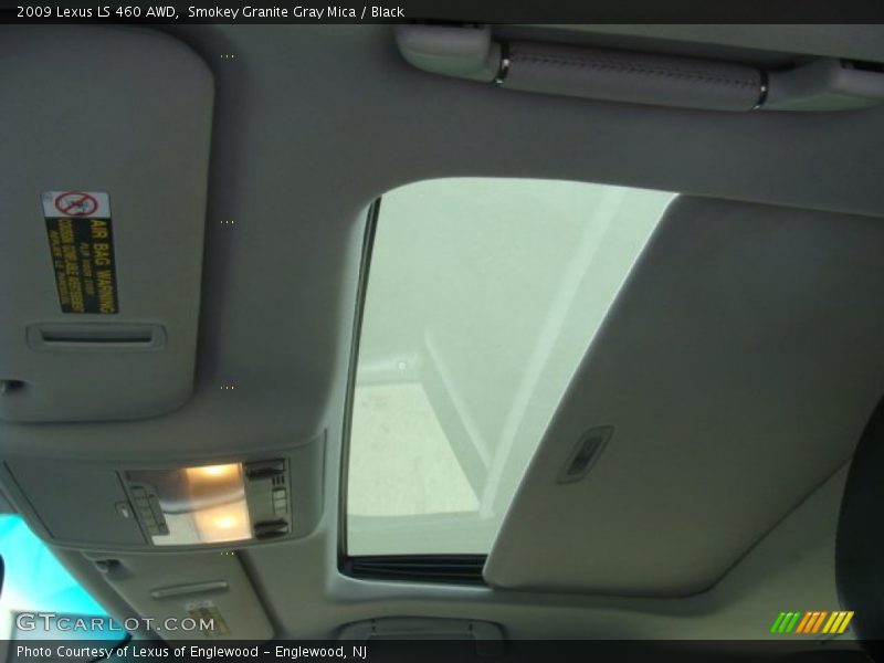 Smokey Granite Gray Mica / Black 2009 Lexus LS 460 AWD