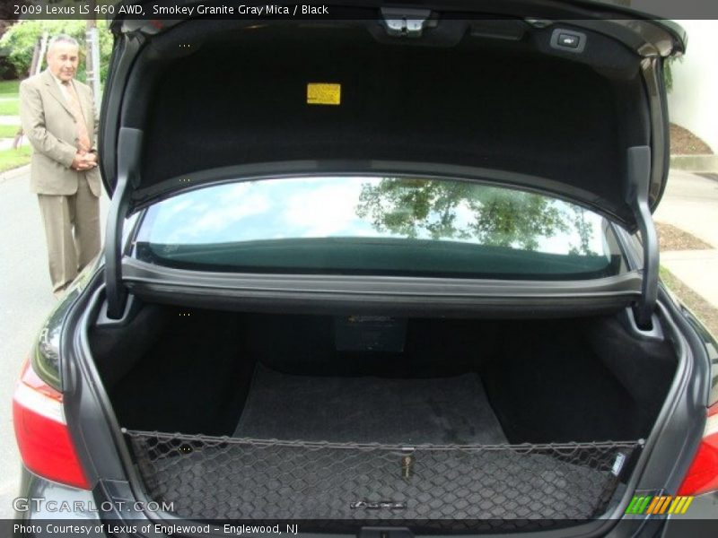 Smokey Granite Gray Mica / Black 2009 Lexus LS 460 AWD