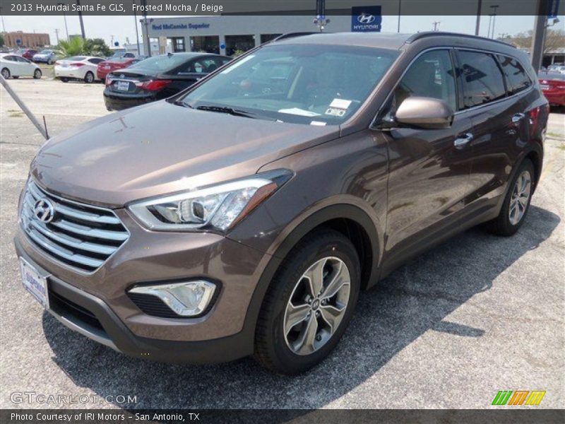 Frosted Mocha / Beige 2013 Hyundai Santa Fe GLS