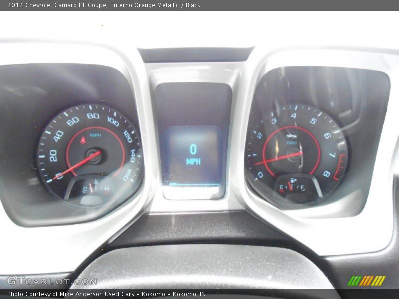 Inferno Orange Metallic / Black 2012 Chevrolet Camaro LT Coupe