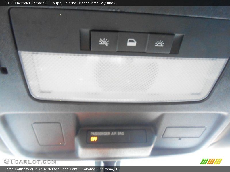 Inferno Orange Metallic / Black 2012 Chevrolet Camaro LT Coupe