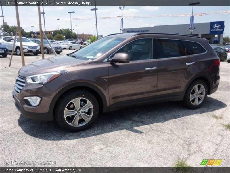Frosted Mocha / Beige 2013 Hyundai Santa Fe GLS