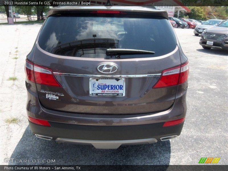 Frosted Mocha / Beige 2013 Hyundai Santa Fe GLS