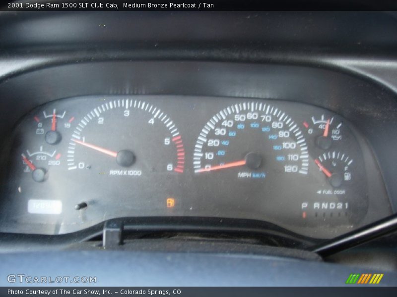 Medium Bronze Pearlcoat / Tan 2001 Dodge Ram 1500 SLT Club Cab