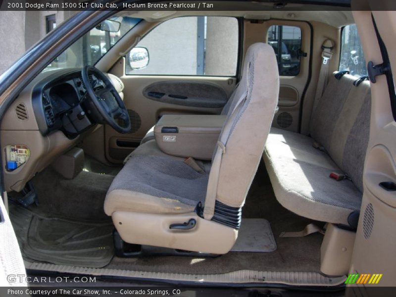 Medium Bronze Pearlcoat / Tan 2001 Dodge Ram 1500 SLT Club Cab