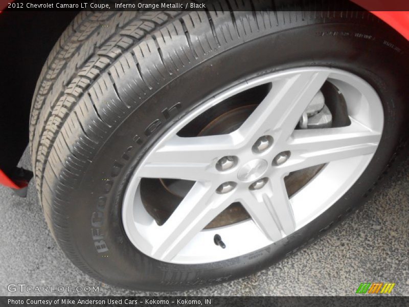 Inferno Orange Metallic / Black 2012 Chevrolet Camaro LT Coupe