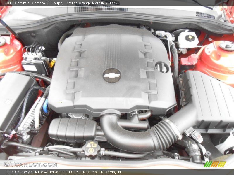 Inferno Orange Metallic / Black 2012 Chevrolet Camaro LT Coupe