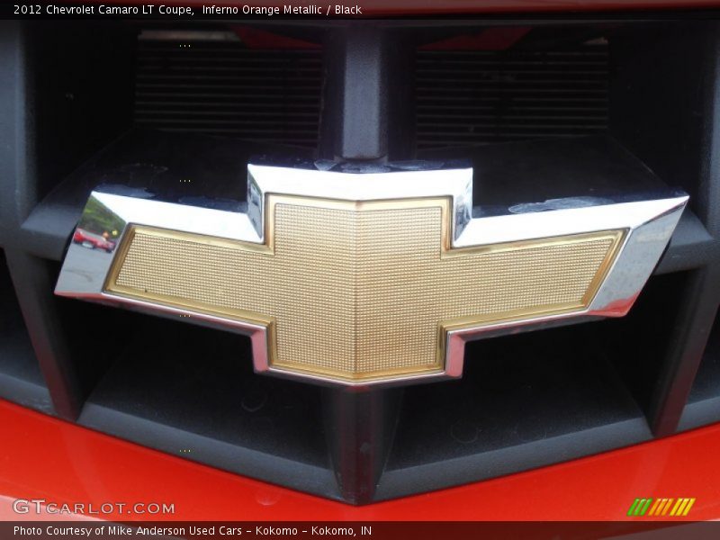 Inferno Orange Metallic / Black 2012 Chevrolet Camaro LT Coupe