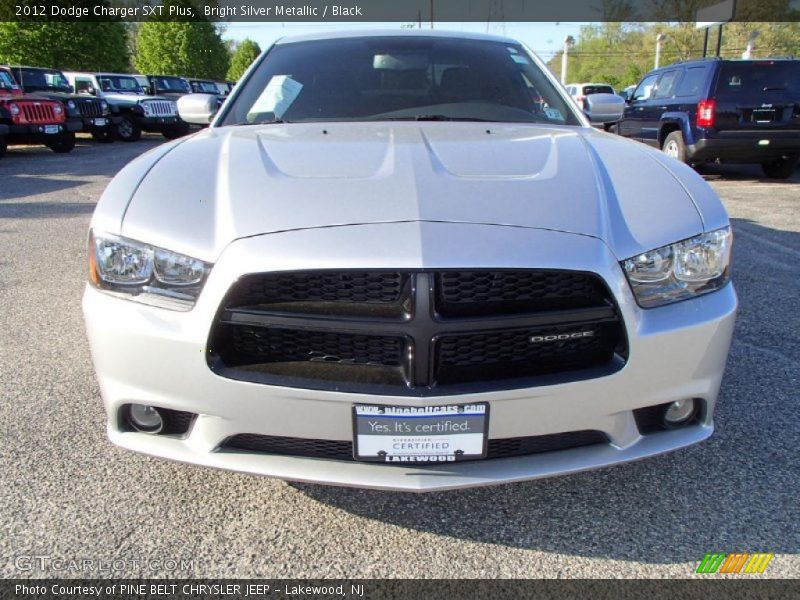 Bright Silver Metallic / Black 2012 Dodge Charger SXT Plus