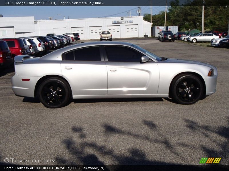 Bright Silver Metallic / Black 2012 Dodge Charger SXT Plus