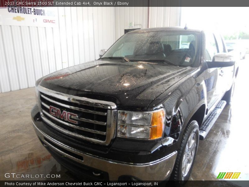 Onyx Black / Ebony 2013 GMC Sierra 1500 SLT Extended Cab 4x4