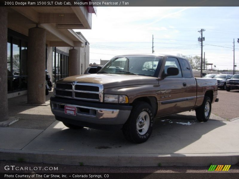 Medium Bronze Pearlcoat / Tan 2001 Dodge Ram 1500 SLT Club Cab
