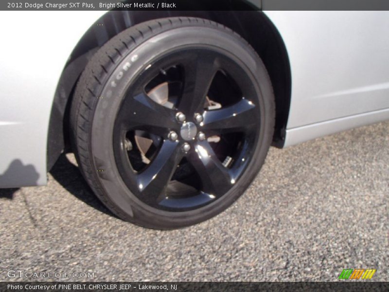 Bright Silver Metallic / Black 2012 Dodge Charger SXT Plus