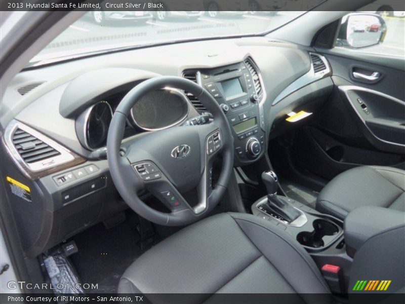  2013 Santa Fe Limited Black Interior