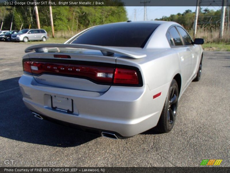 Bright Silver Metallic / Black 2012 Dodge Charger SXT Plus