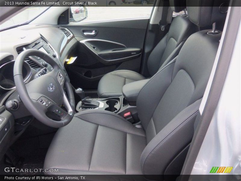 Front Seat of 2013 Santa Fe Limited