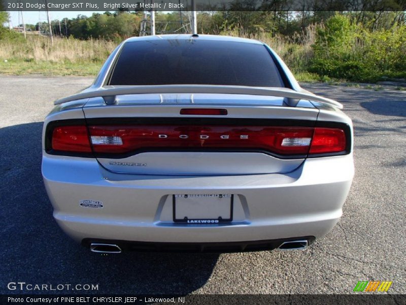 Bright Silver Metallic / Black 2012 Dodge Charger SXT Plus