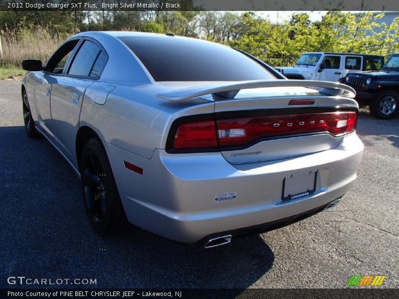 Bright Silver Metallic / Black 2012 Dodge Charger SXT Plus
