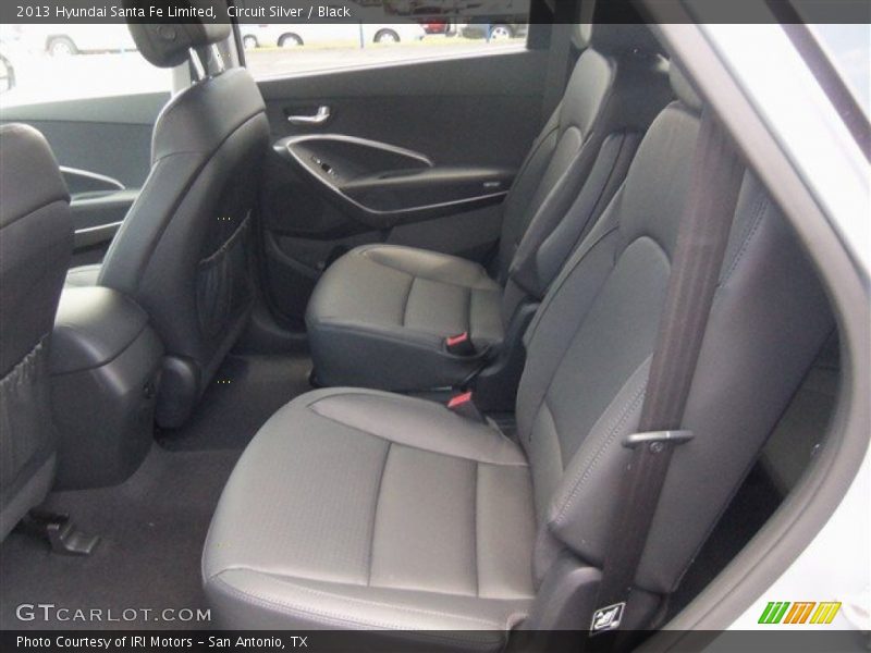 Rear Seat of 2013 Santa Fe Limited
