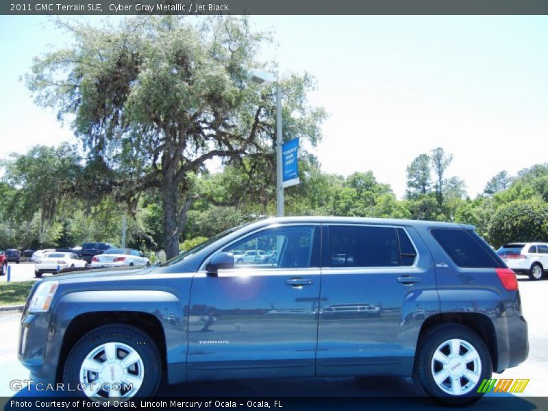 Cyber Gray Metallic / Jet Black 2011 GMC Terrain SLE