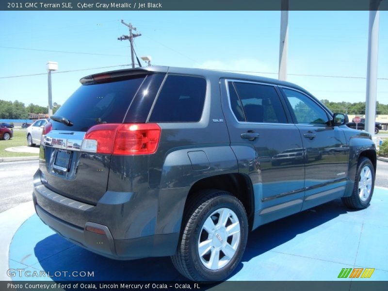 Cyber Gray Metallic / Jet Black 2011 GMC Terrain SLE