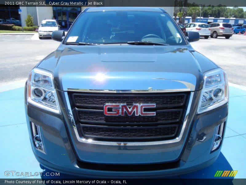 Cyber Gray Metallic / Jet Black 2011 GMC Terrain SLE