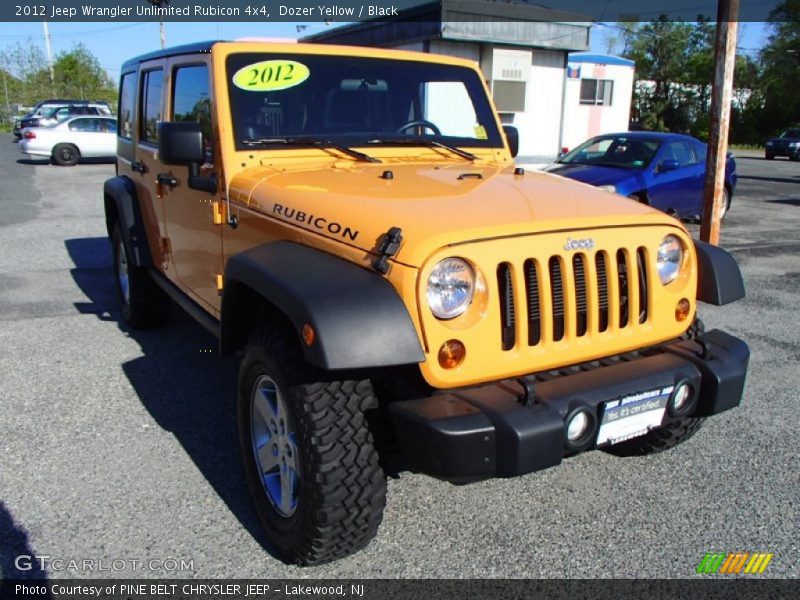 Dozer Yellow / Black 2012 Jeep Wrangler Unlimited Rubicon 4x4