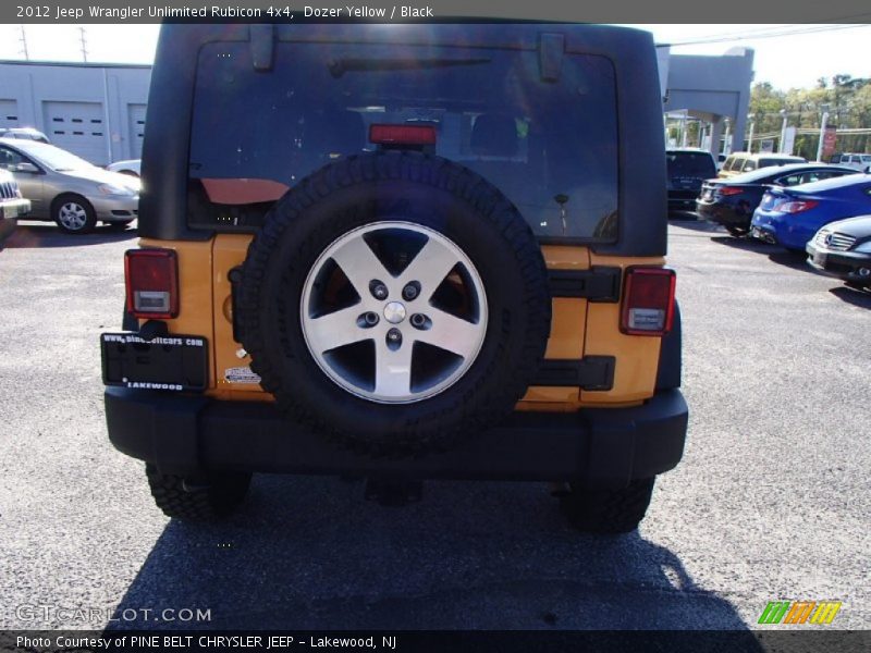 Dozer Yellow / Black 2012 Jeep Wrangler Unlimited Rubicon 4x4