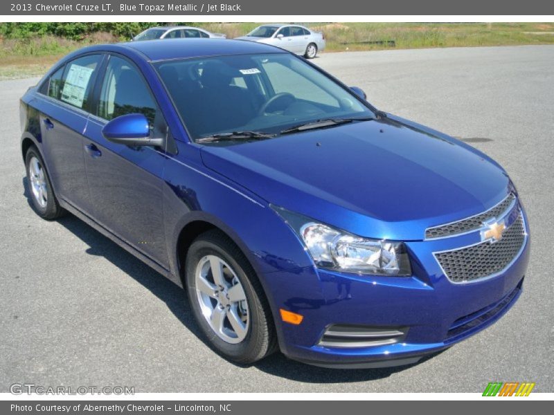Blue Topaz Metallic / Jet Black 2013 Chevrolet Cruze LT