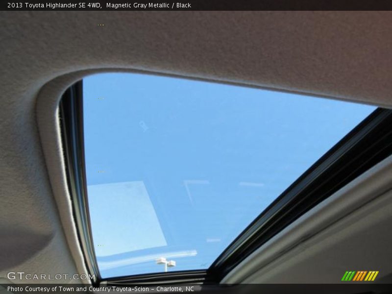 Magnetic Gray Metallic / Black 2013 Toyota Highlander SE 4WD