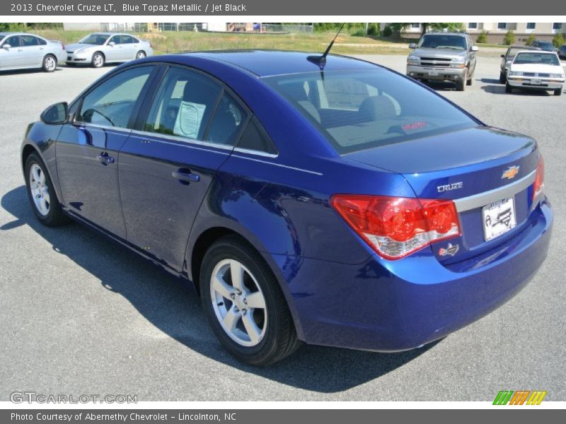 Blue Topaz Metallic / Jet Black 2013 Chevrolet Cruze LT