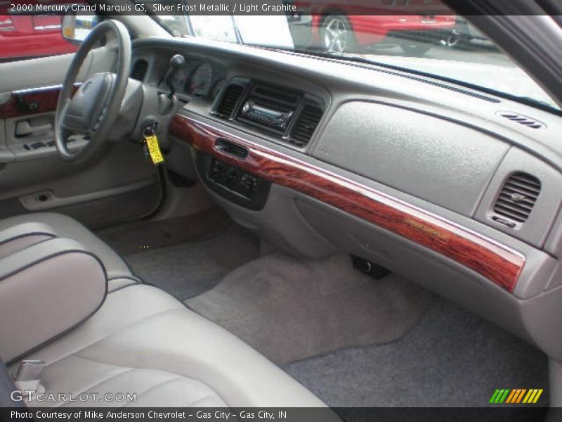 Silver Frost Metallic / Light Graphite 2000 Mercury Grand Marquis GS
