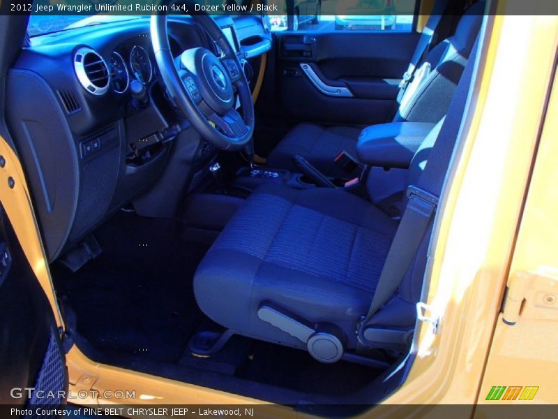 Dozer Yellow / Black 2012 Jeep Wrangler Unlimited Rubicon 4x4