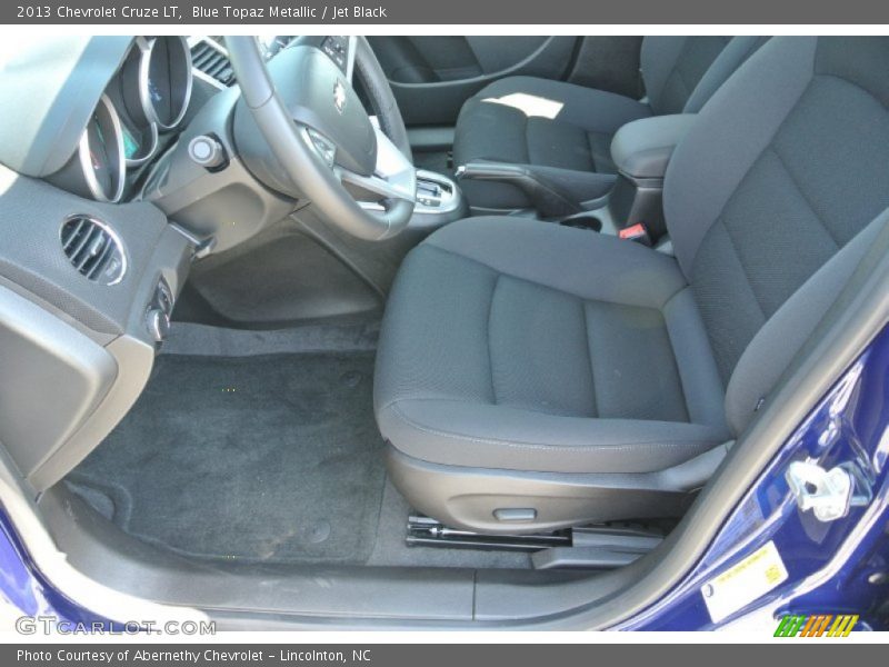 Blue Topaz Metallic / Jet Black 2013 Chevrolet Cruze LT