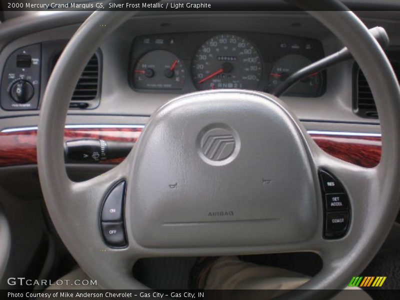 Silver Frost Metallic / Light Graphite 2000 Mercury Grand Marquis GS