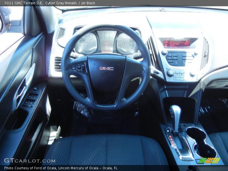 Cyber Gray Metallic / Jet Black 2011 GMC Terrain SLE