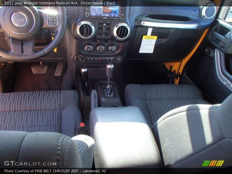 Dozer Yellow / Black 2012 Jeep Wrangler Unlimited Rubicon 4x4
