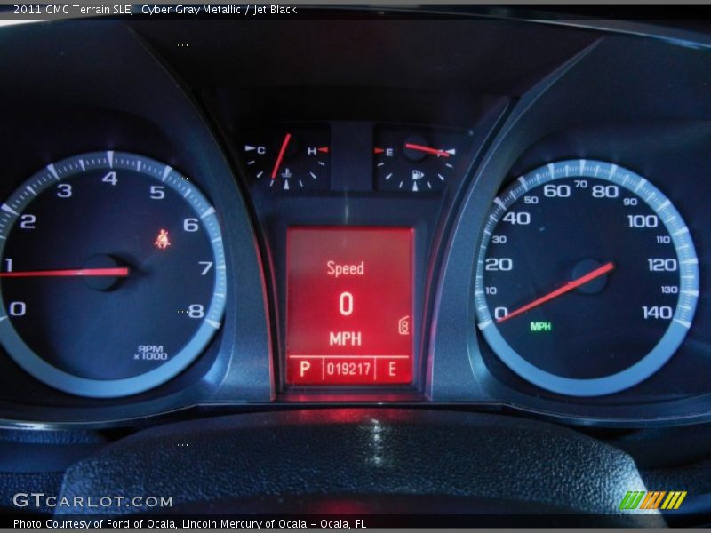 Cyber Gray Metallic / Jet Black 2011 GMC Terrain SLE