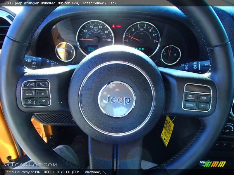 Dozer Yellow / Black 2012 Jeep Wrangler Unlimited Rubicon 4x4