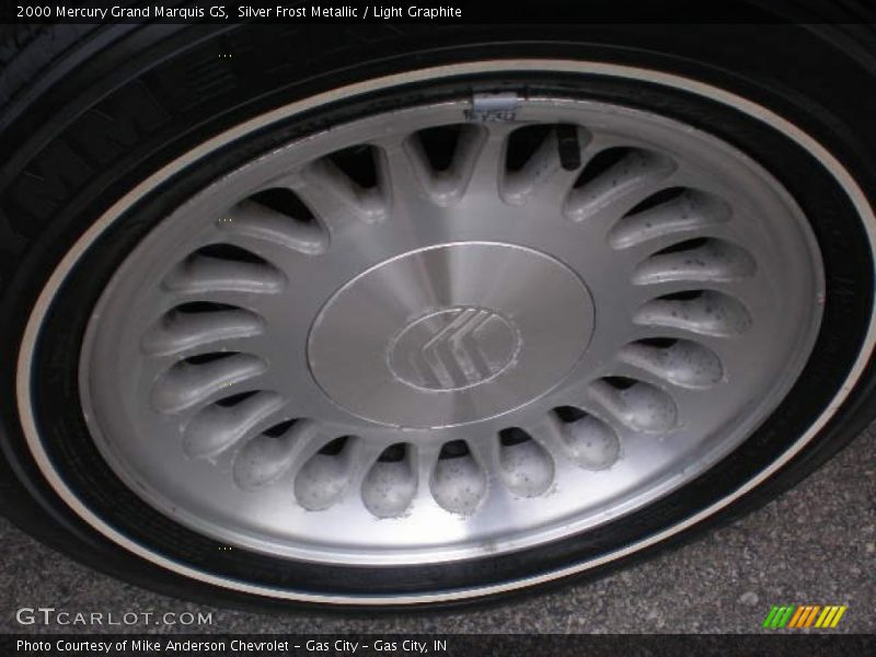 Silver Frost Metallic / Light Graphite 2000 Mercury Grand Marquis GS