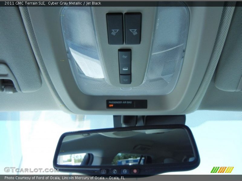 Cyber Gray Metallic / Jet Black 2011 GMC Terrain SLE