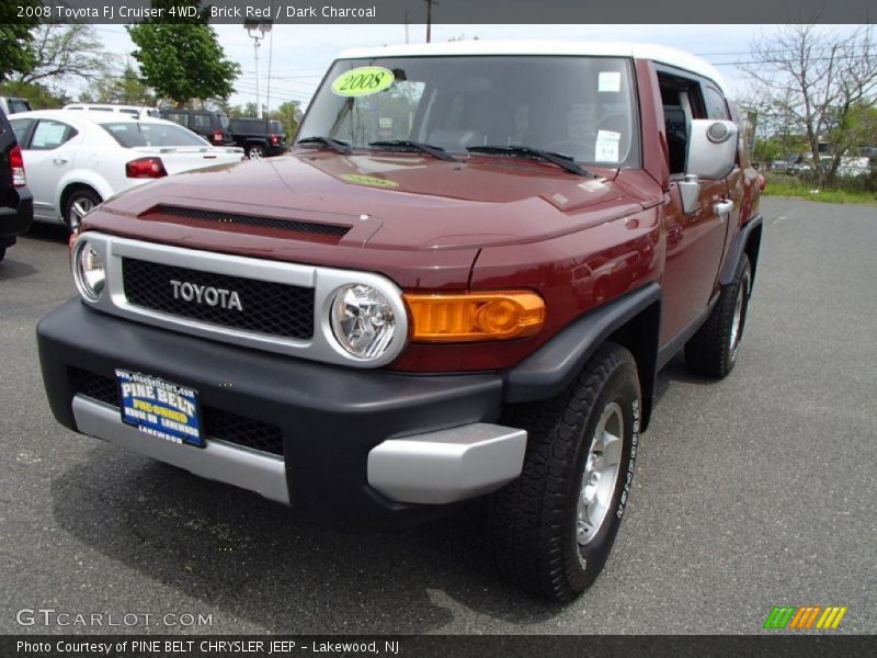 Brick Red / Dark Charcoal 2008 Toyota FJ Cruiser 4WD